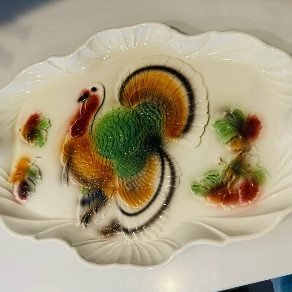 Vintage Turkey Platter Lane&Co 1959